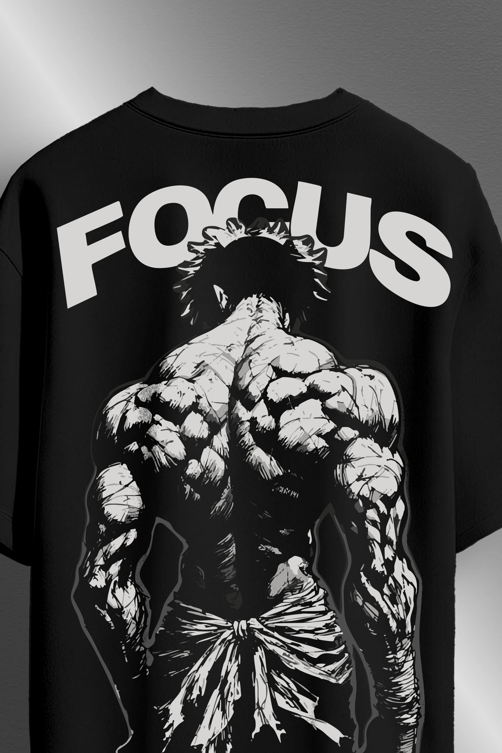 Focus Oversized T-shirt (Black)