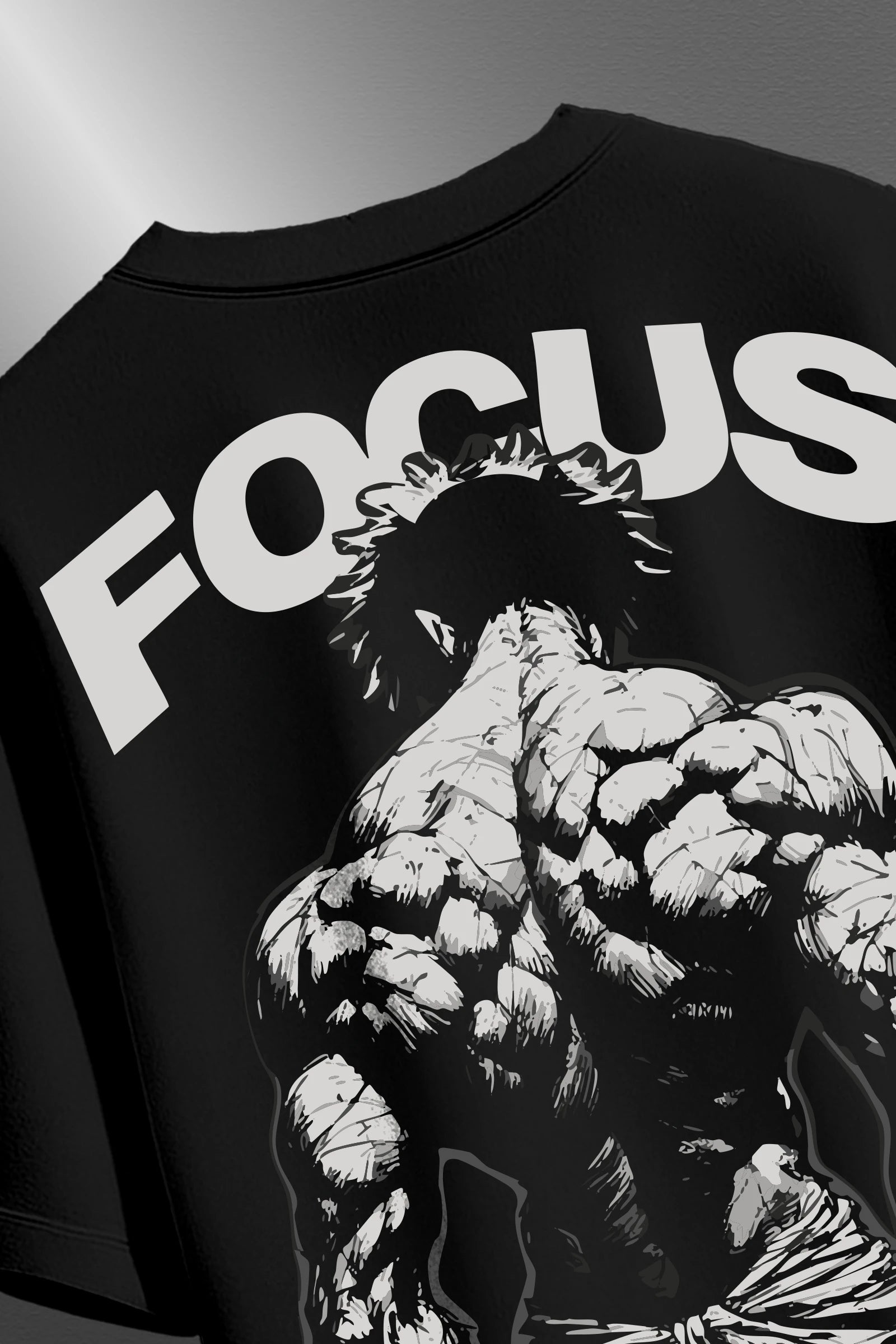 Focus Oversized T-shirt (Black)