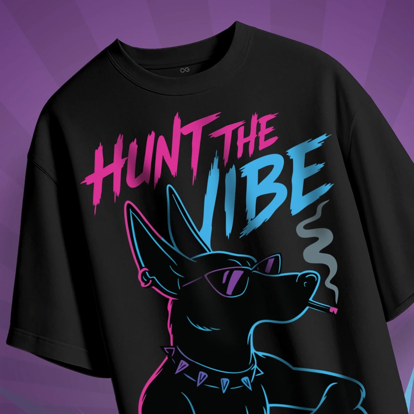 Hunt the Vibe Oversized Tshirt
