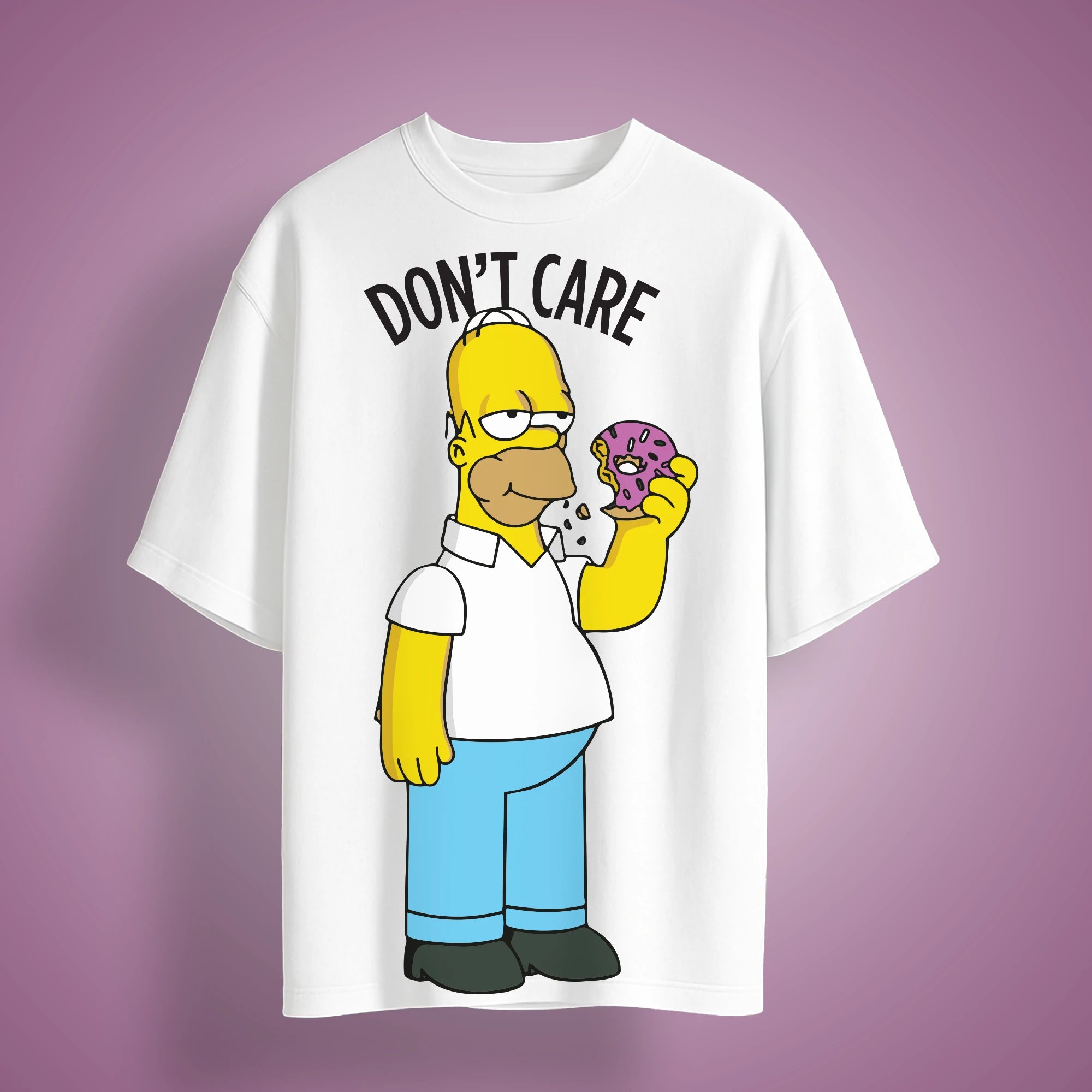 Simpson Don't Care Oversized Tshirt