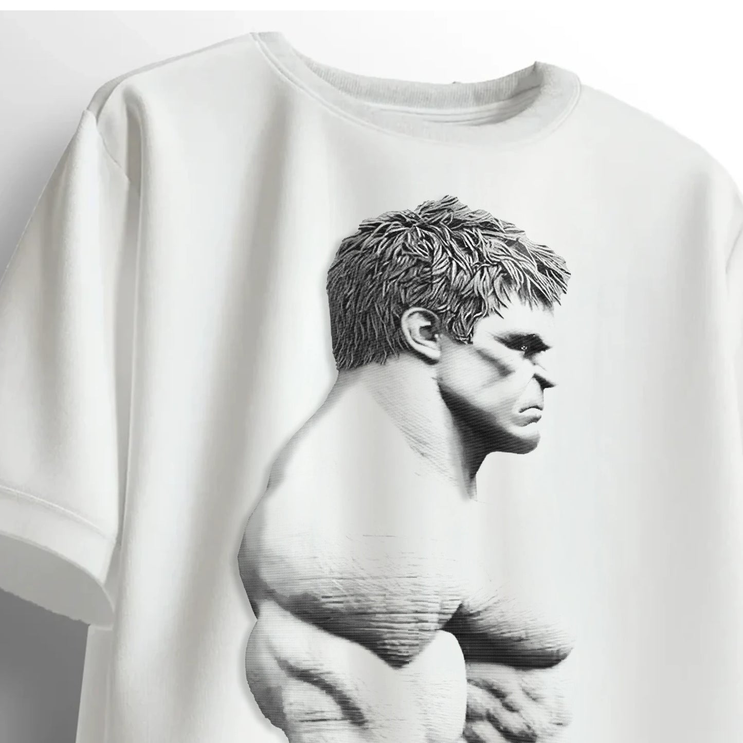 Oversized Beast Tshirt - Halftone