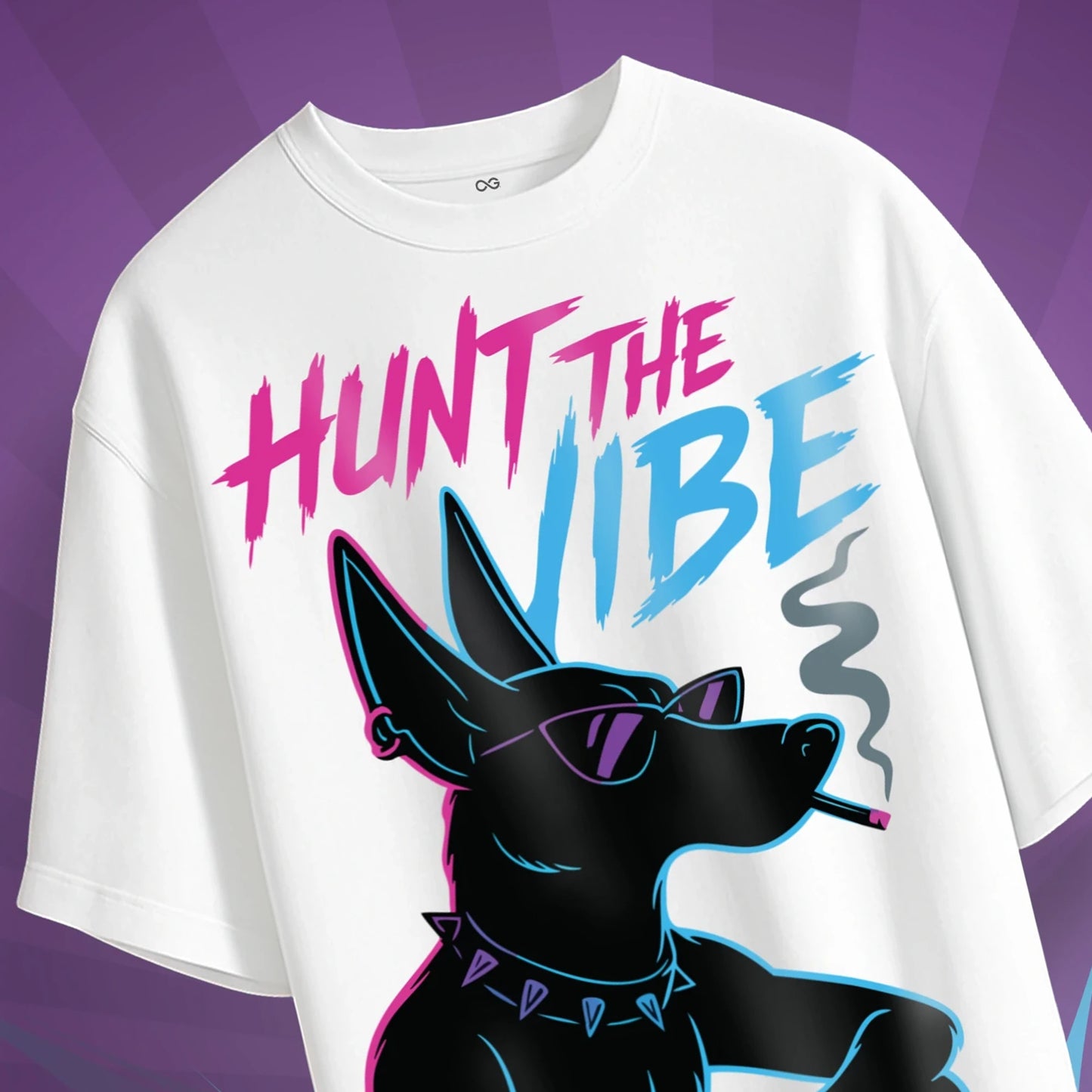Hunt the Vibe Oversized Tshirt