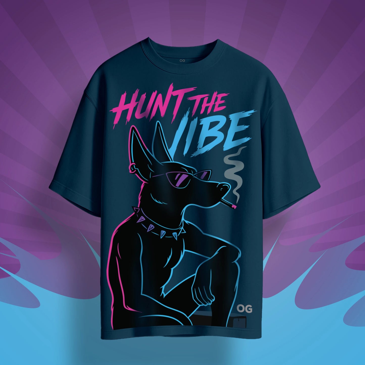 Hunt the Vibe Oversized Tshirt