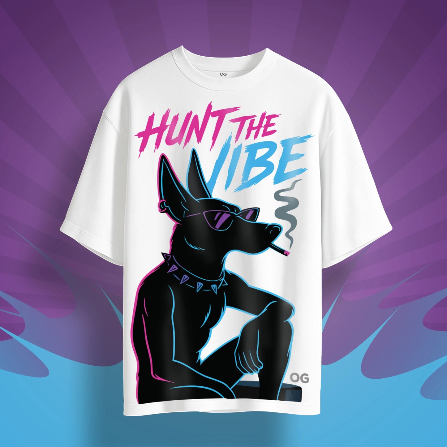 Hunt the Vibe Oversized Tshirt