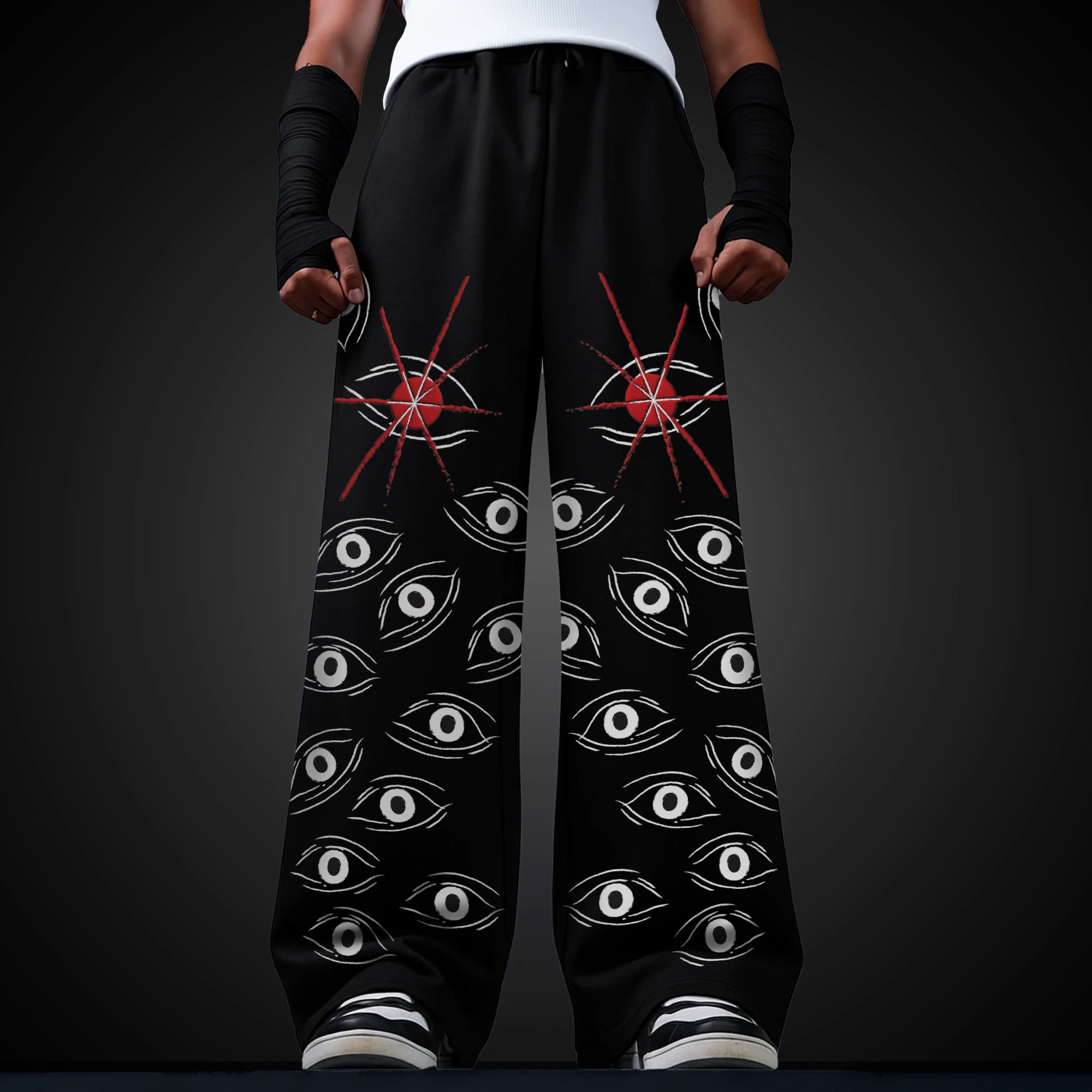 All Eye On Me - Wide Leg Pants (Black)