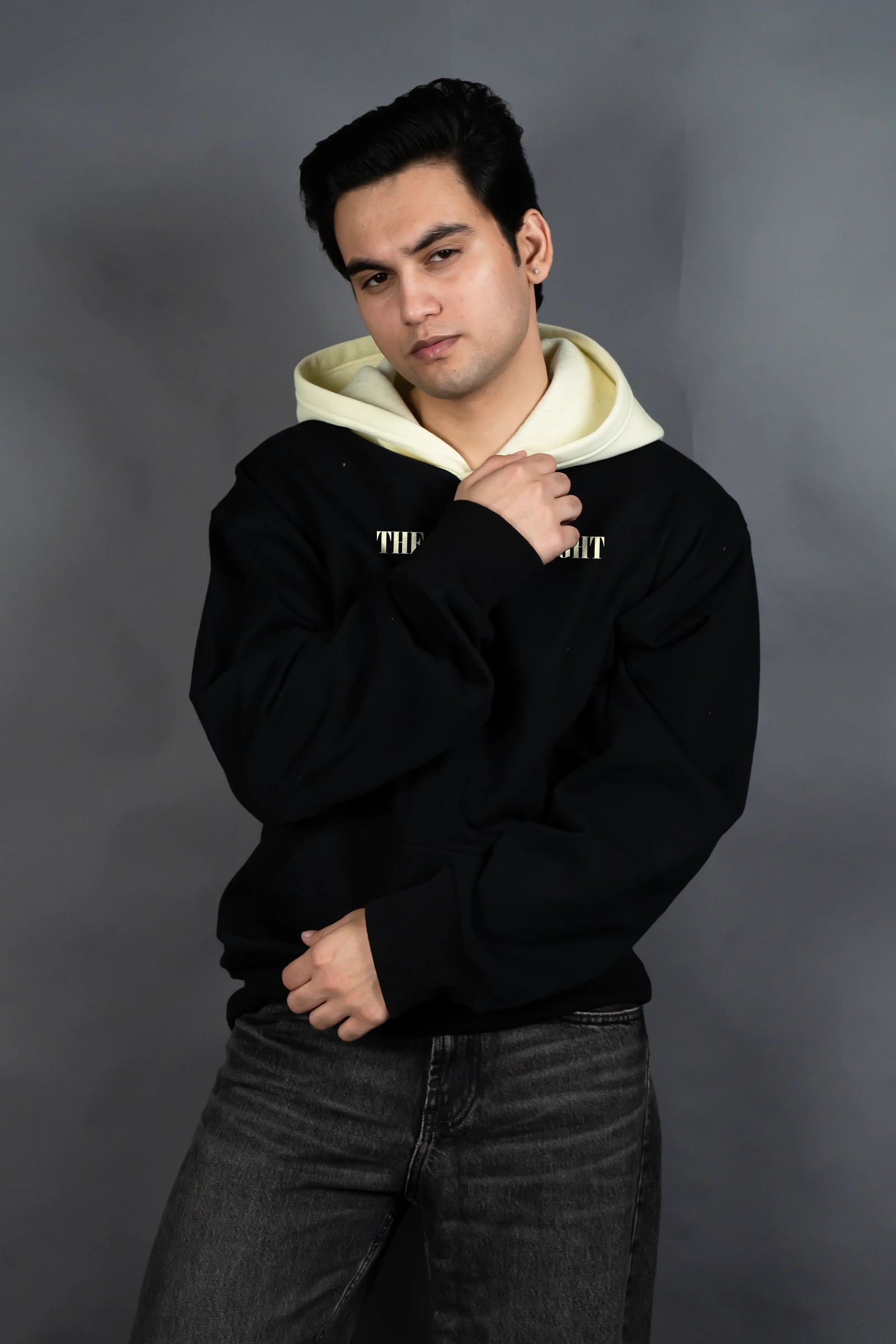 Starry Night Drip Hoodie (Black)