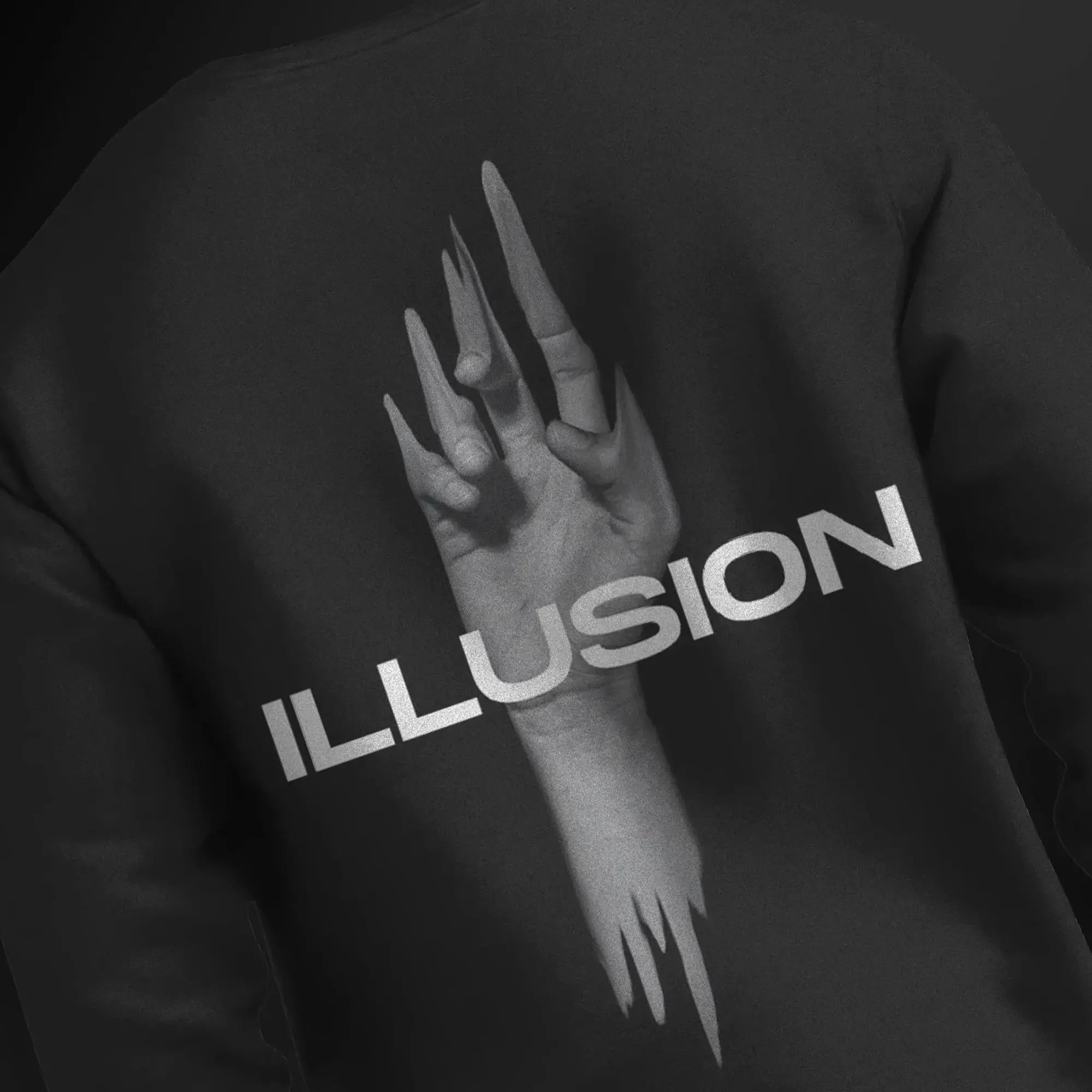 Illusion Oversized Sweatshirt