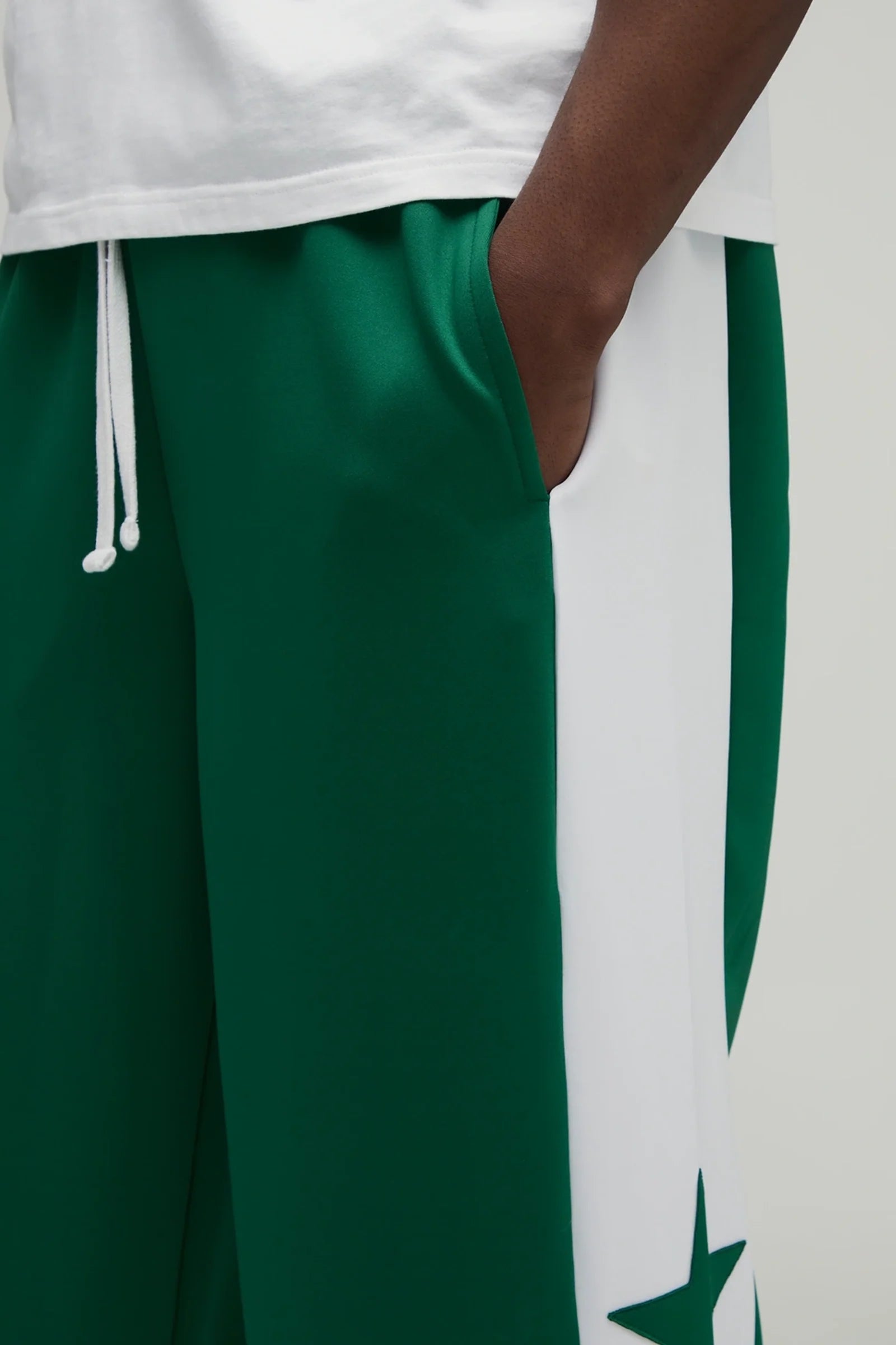 Star Stripe Wide Leg Joggers