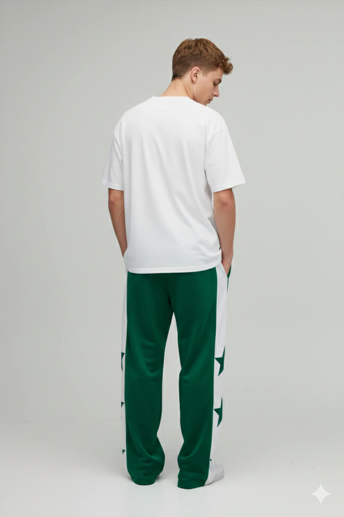 Star Stripe Wide Leg Joggers