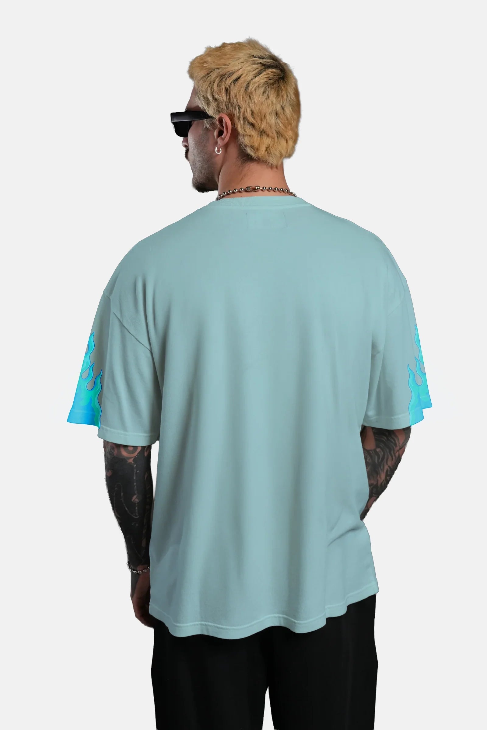 Rick and Morty UFO Graphic Tee - Sky Blue