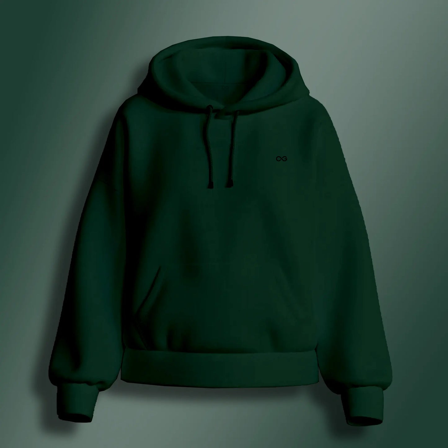 CLASSIC  BOTTLE GREEN HOODIE