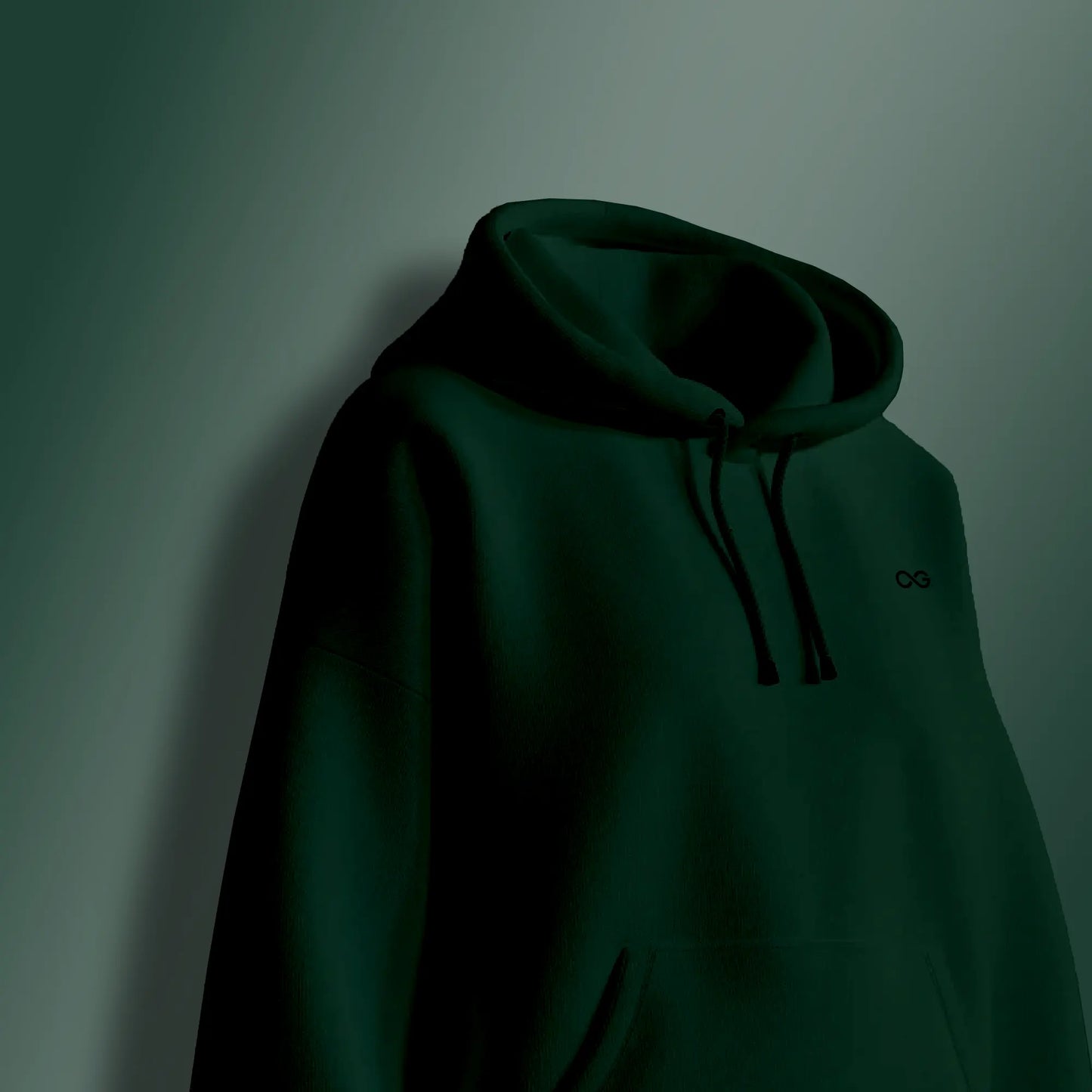 CLASSIC  BOTTLE GREEN HOODIE