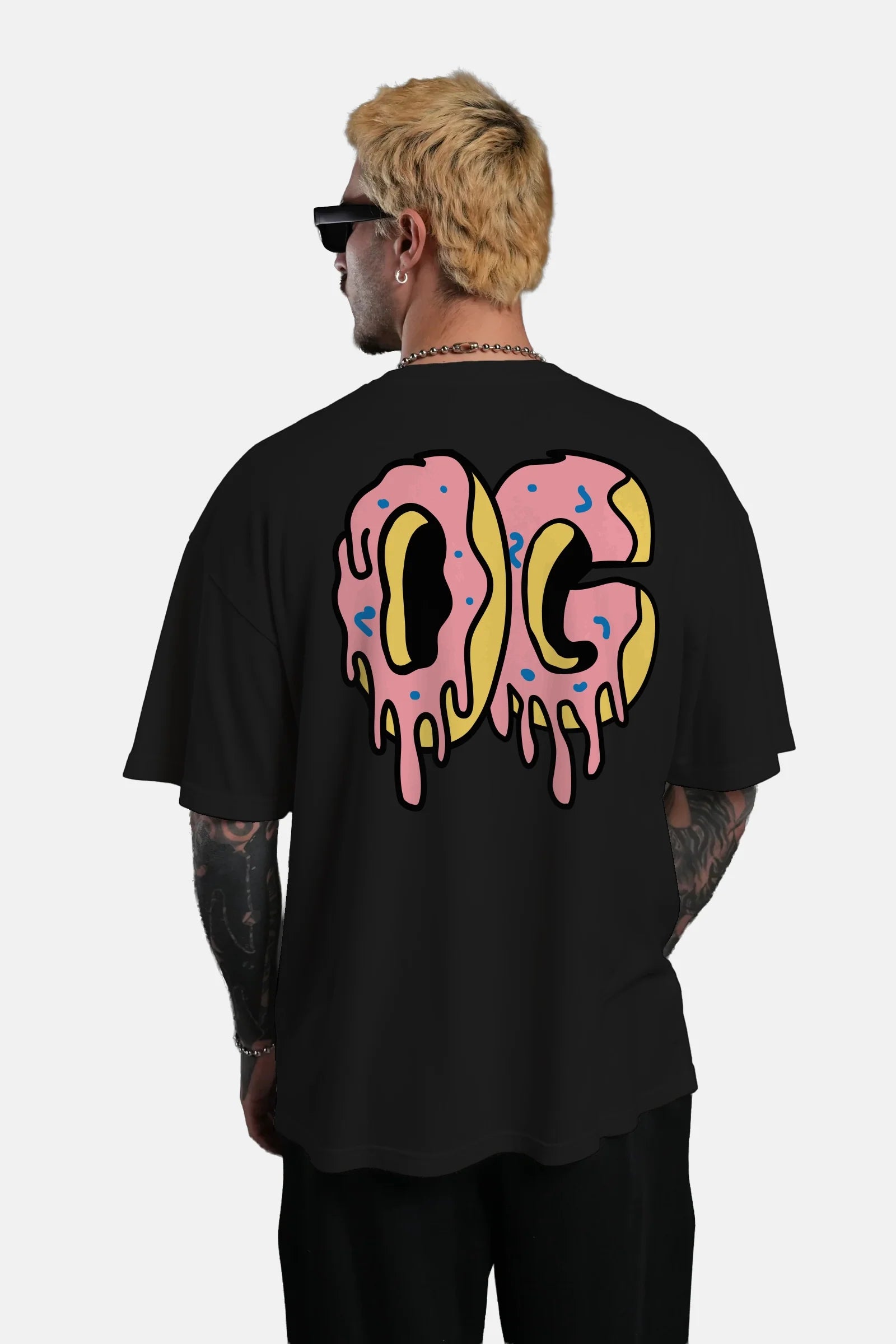 DOWNRIGHT OG Donut Graphic Tee - Black