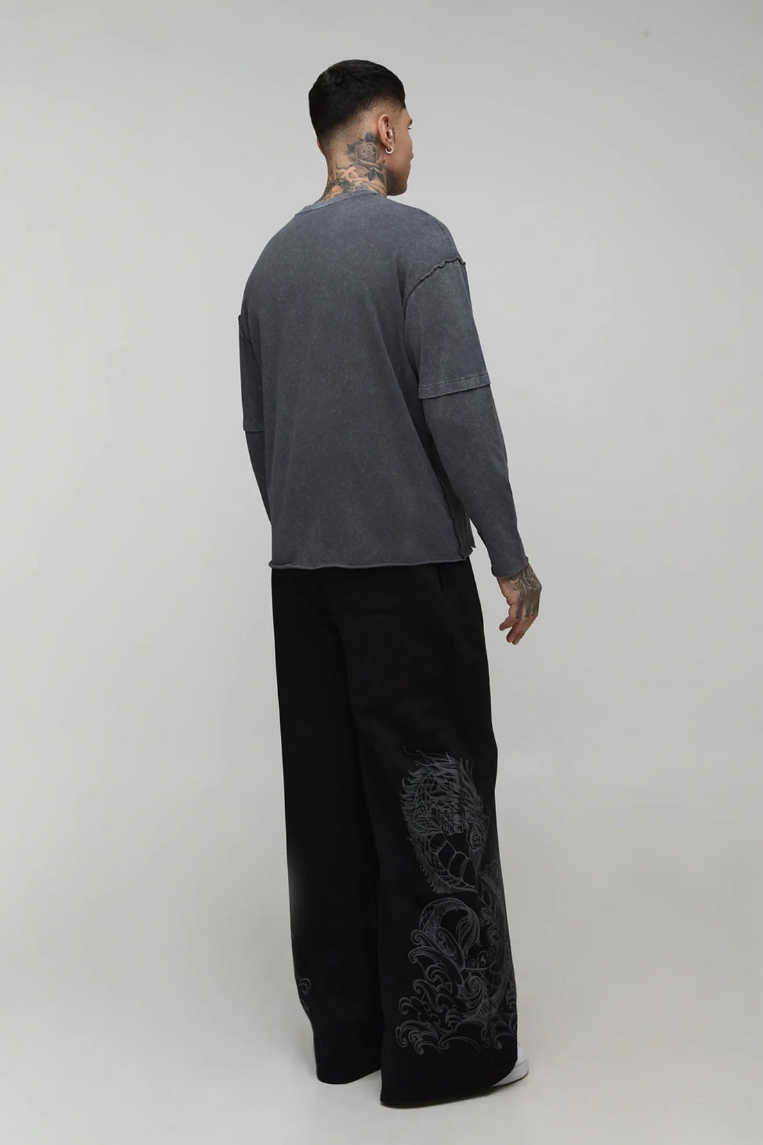 Dragon Wide Leg Joggers