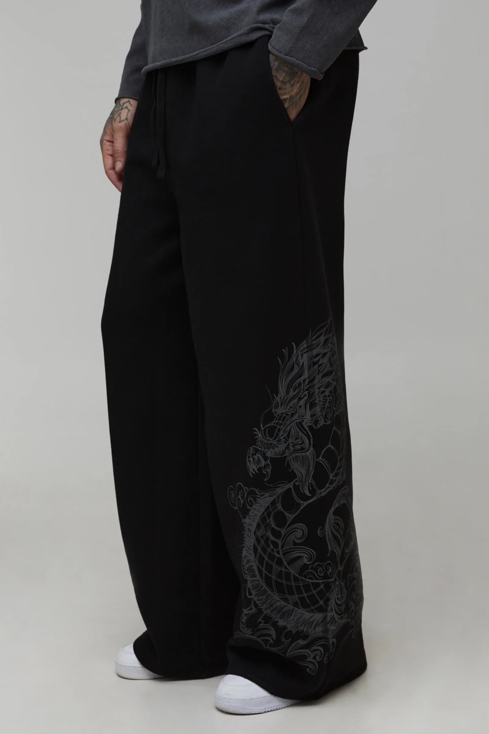 Dragon Wide Leg Joggers
