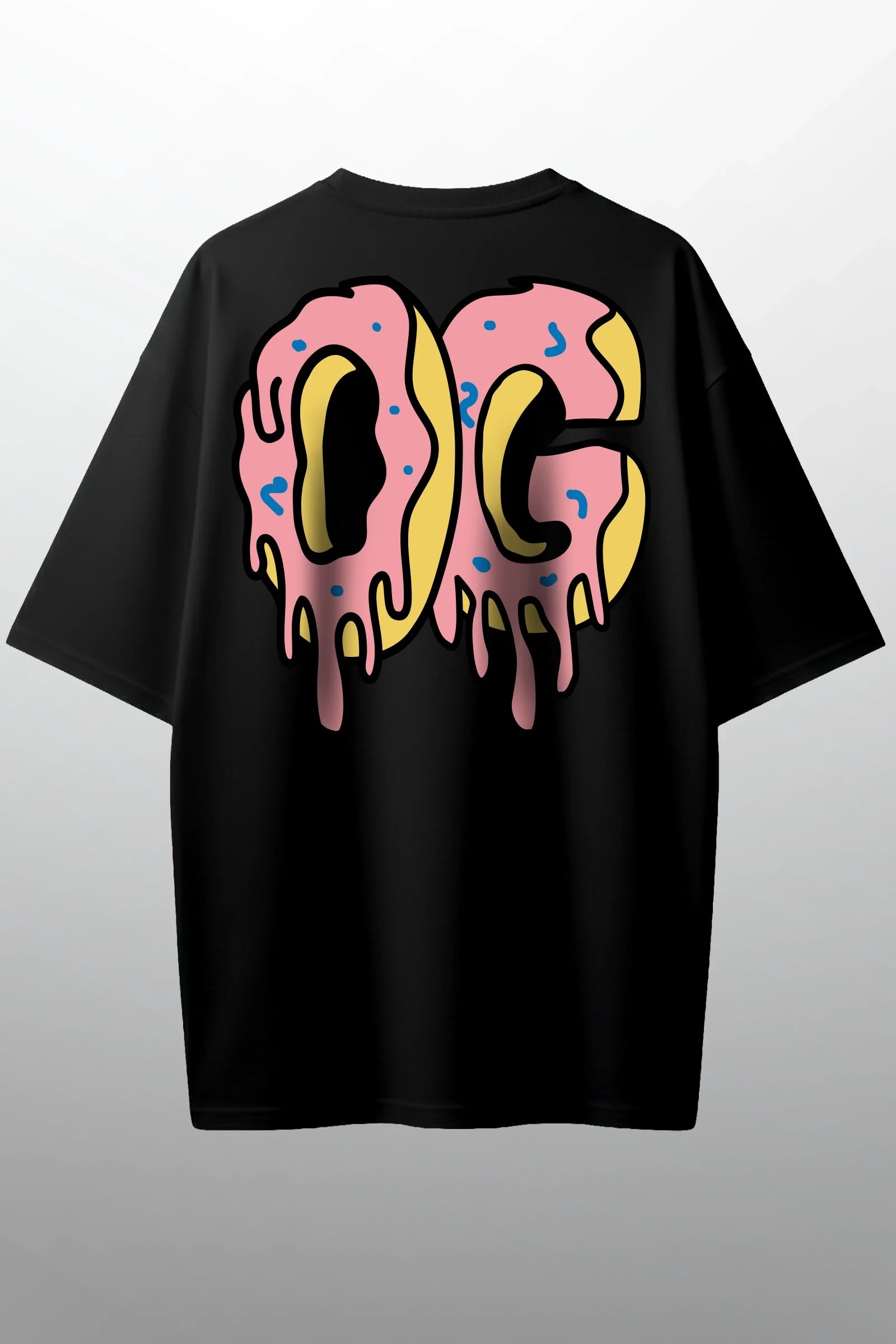 DOWNRIGHT OG Donut Graphic Tee - Black