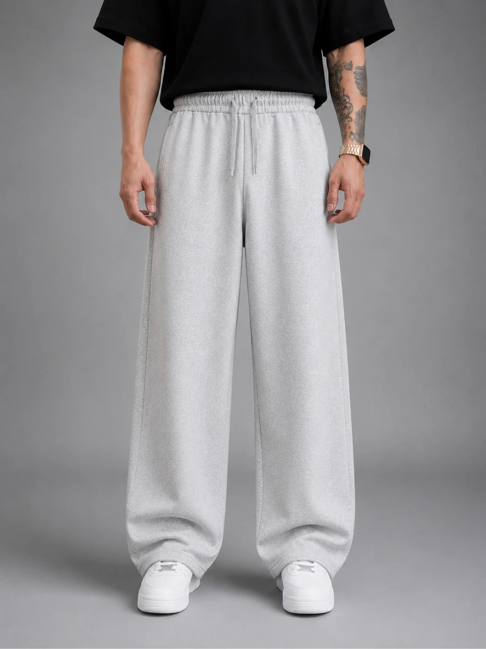 OG Wide Leg Sweatpants - Fabric Detail