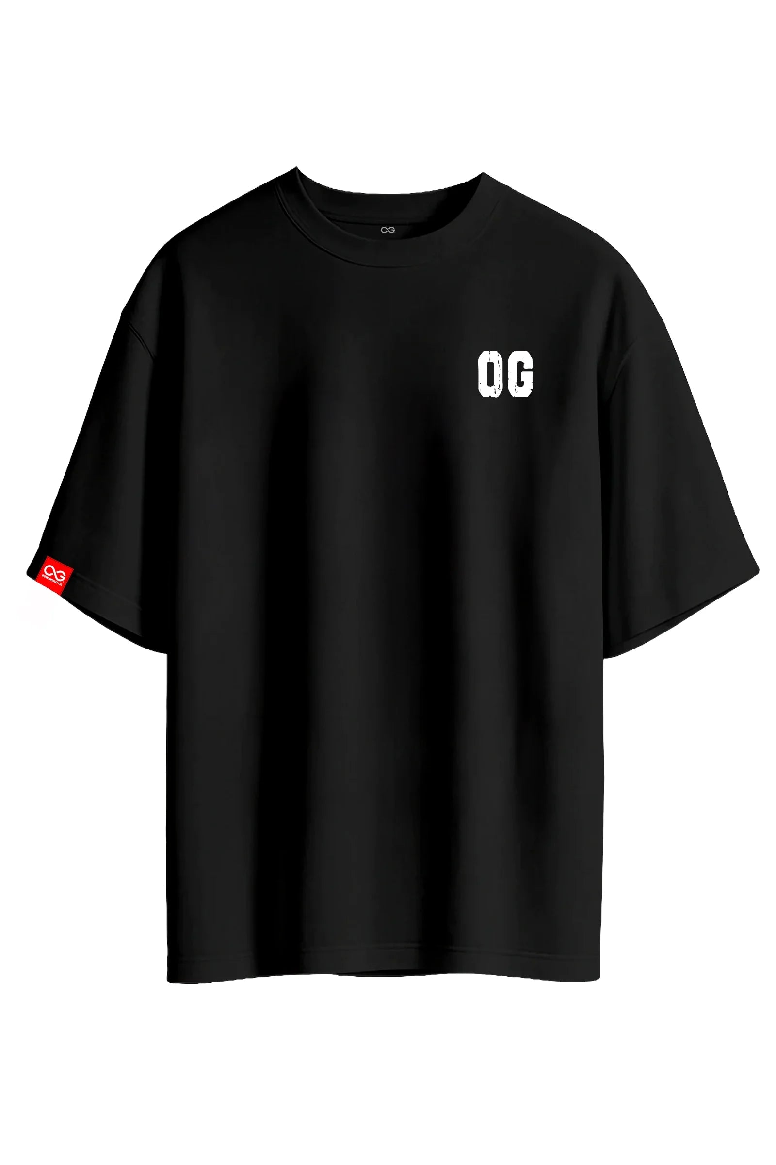 Never Give Up Graphic Tee - Black