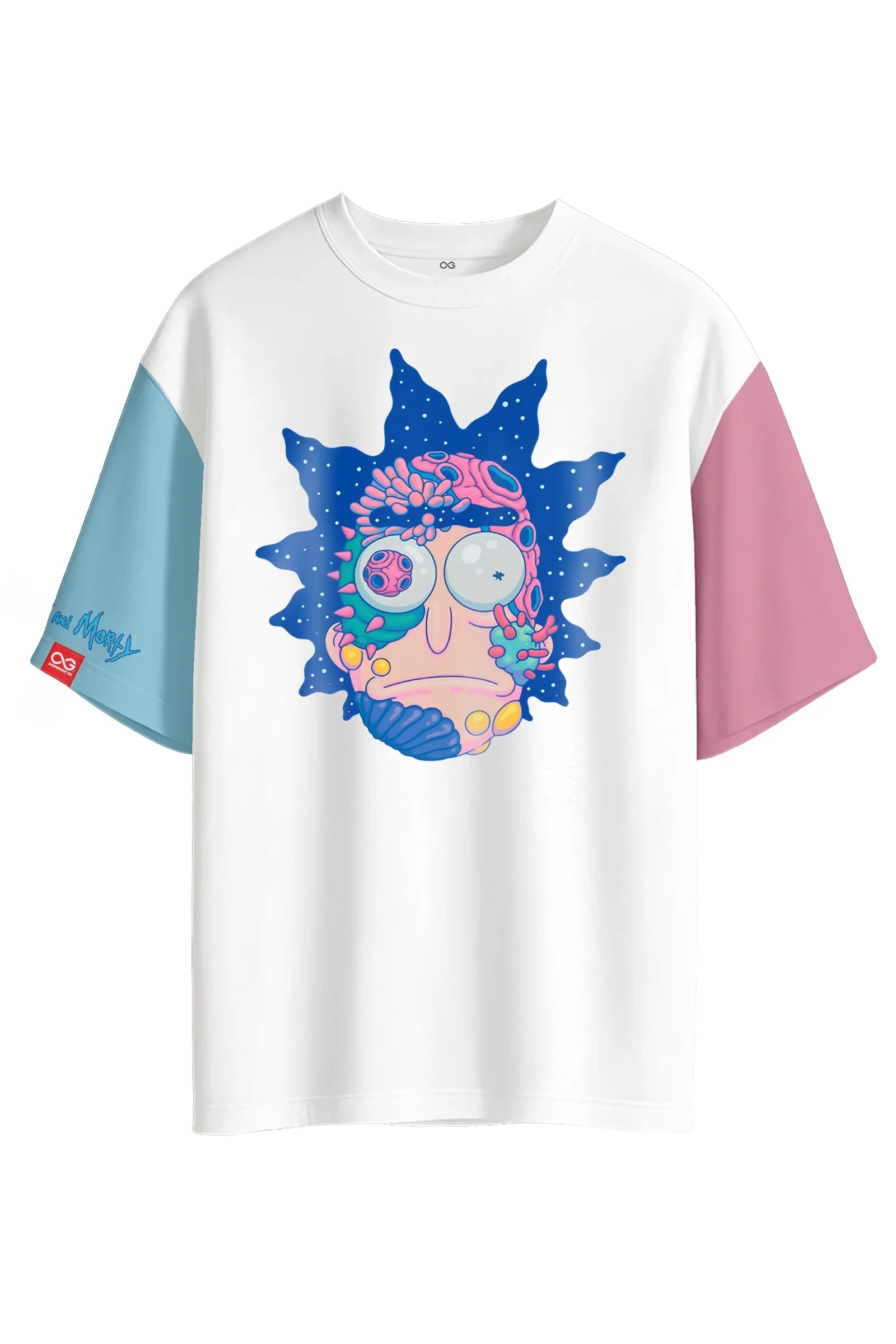 Rick and Morty Psychedelic Graphic Tee