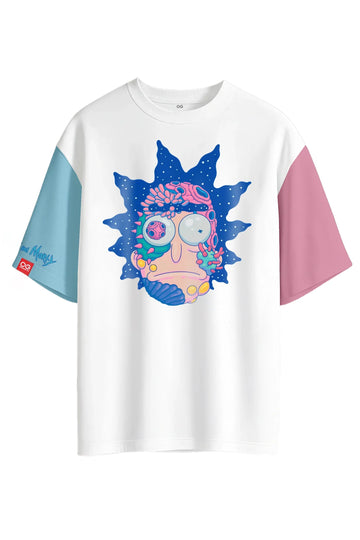 Rick and Morty Psychedelic Graphic Tee