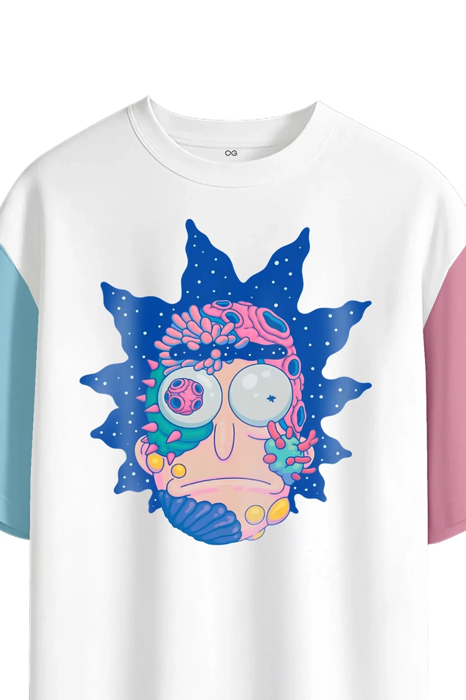 Rick and Morty Psychedelic Graphic Tee