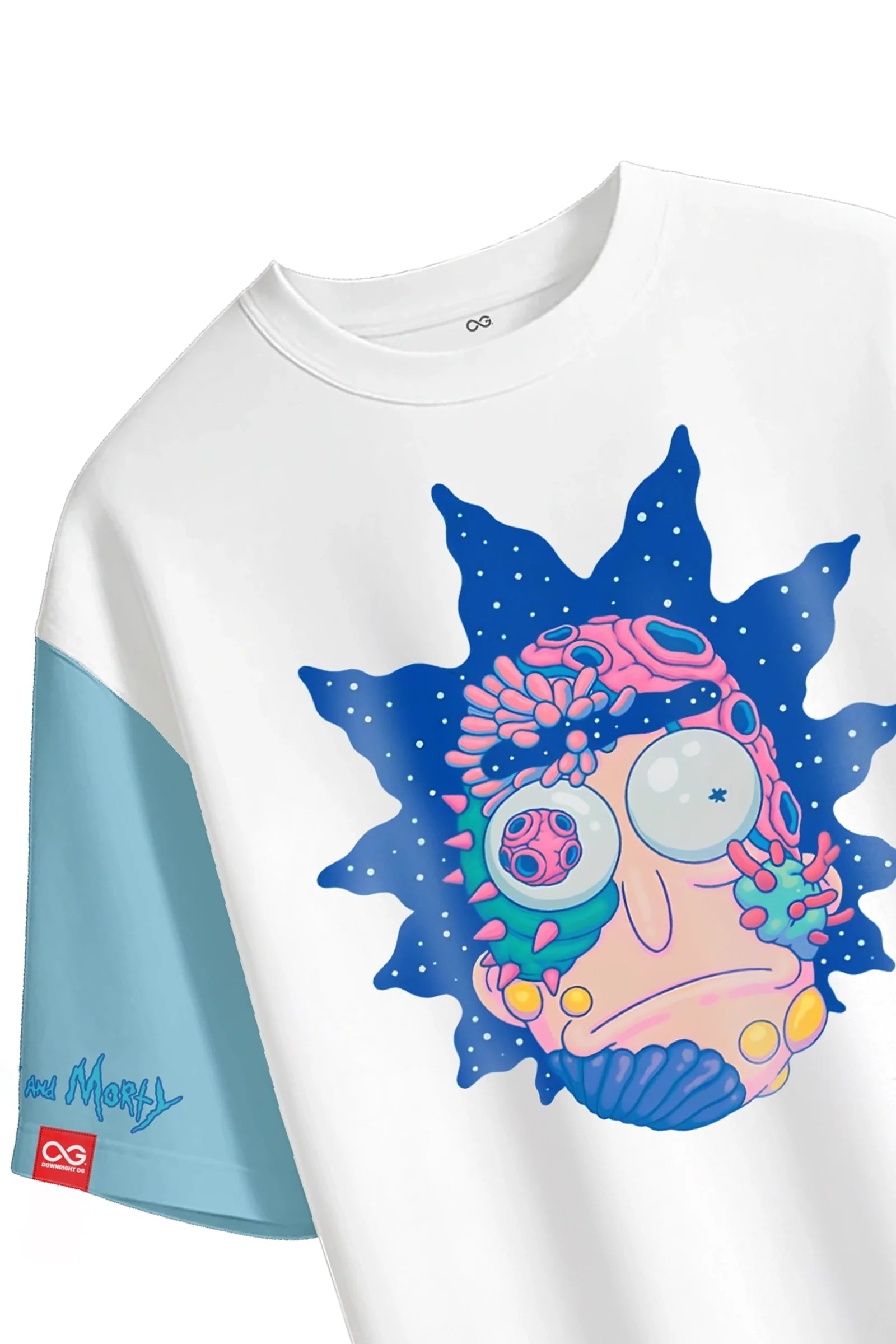 Rick and Morty Psychedelic Graphic Tee