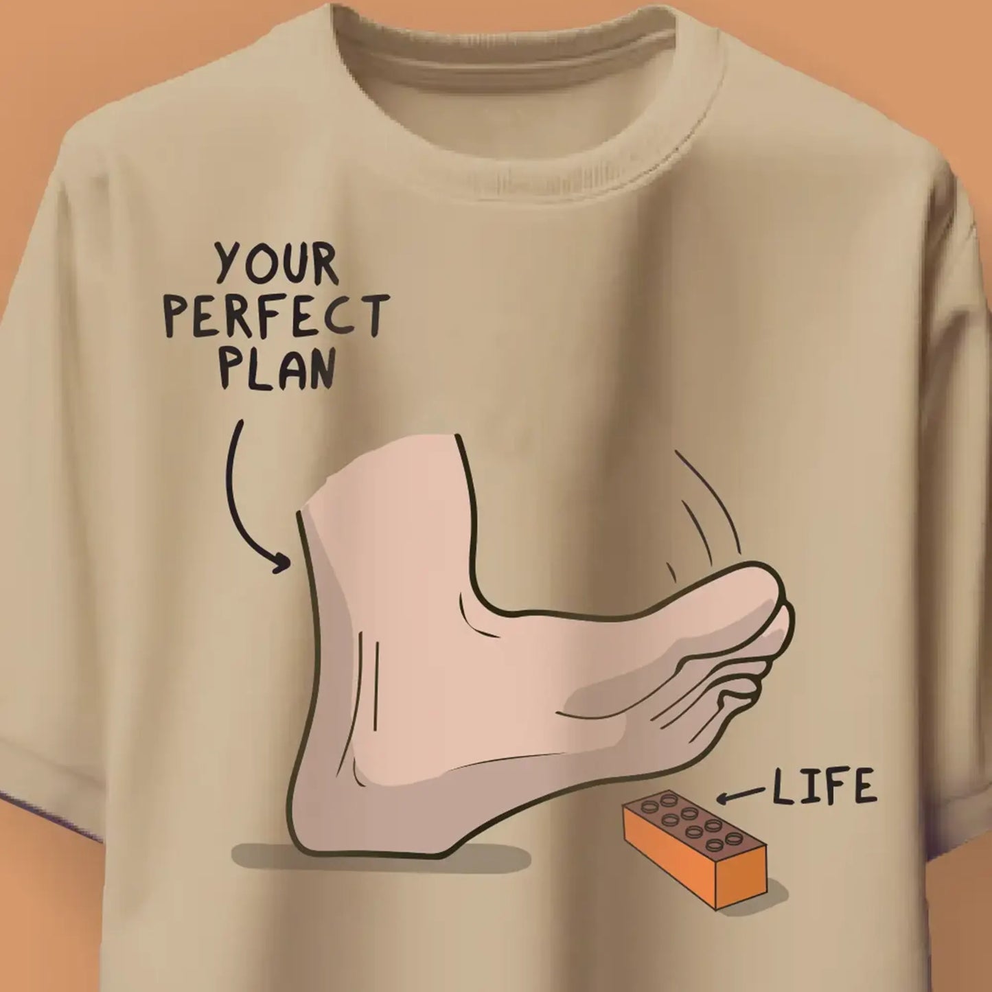 YOUR PERFECT PLAN OVERSIZED TSHIRT