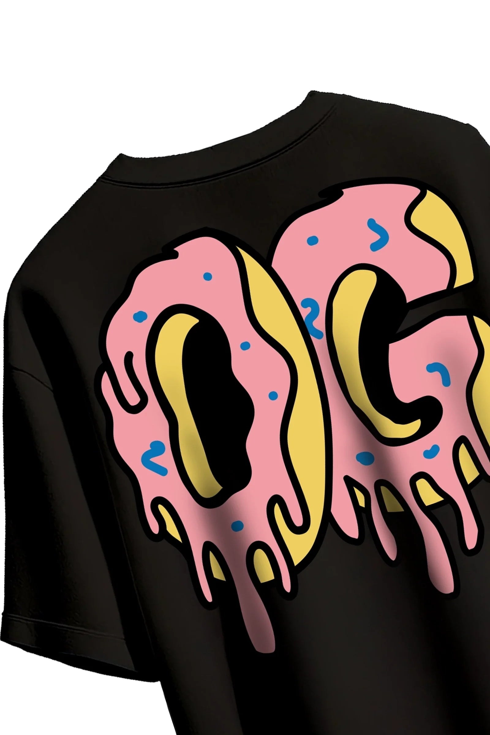 DOWNRIGHT OG Donut Graphic Tee - Black