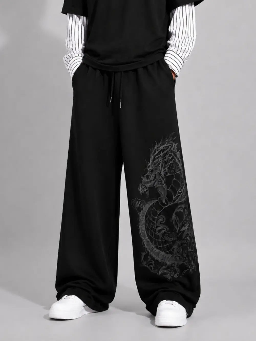 Dragon Wide Leg Joggers