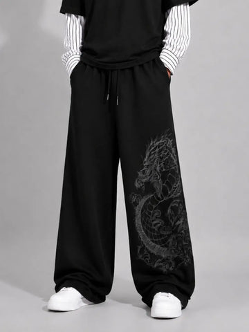 Dragon Wide Leg Joggers