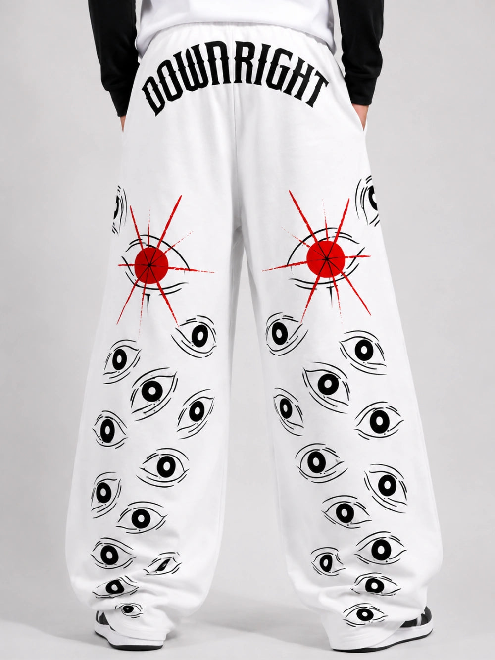 All Eye On Me - Wide Leg Pants (White)