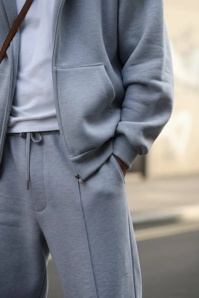 Melange Grey Cord set