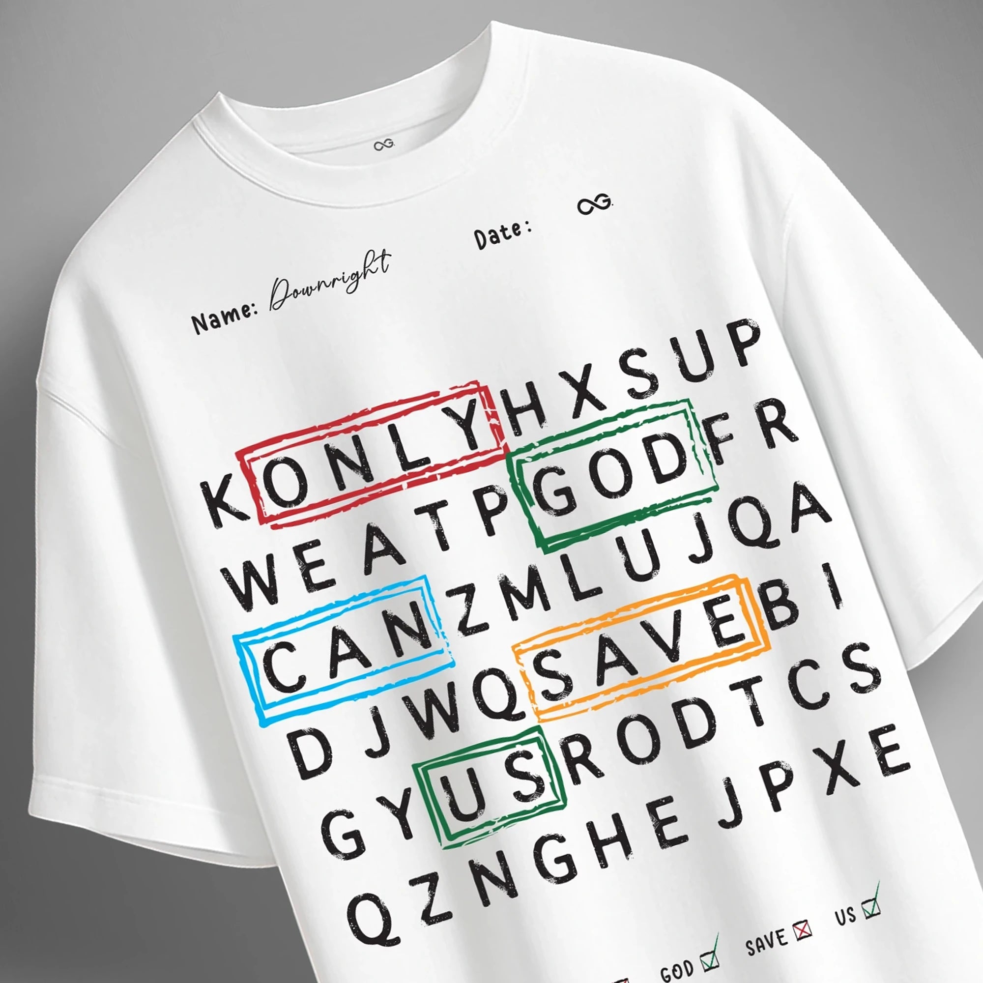 Scribble Oversized T-shirt