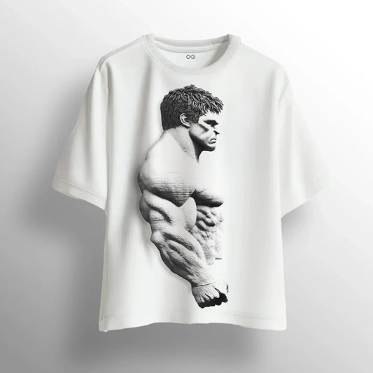 Oversized Beast Tshirt - Halftone