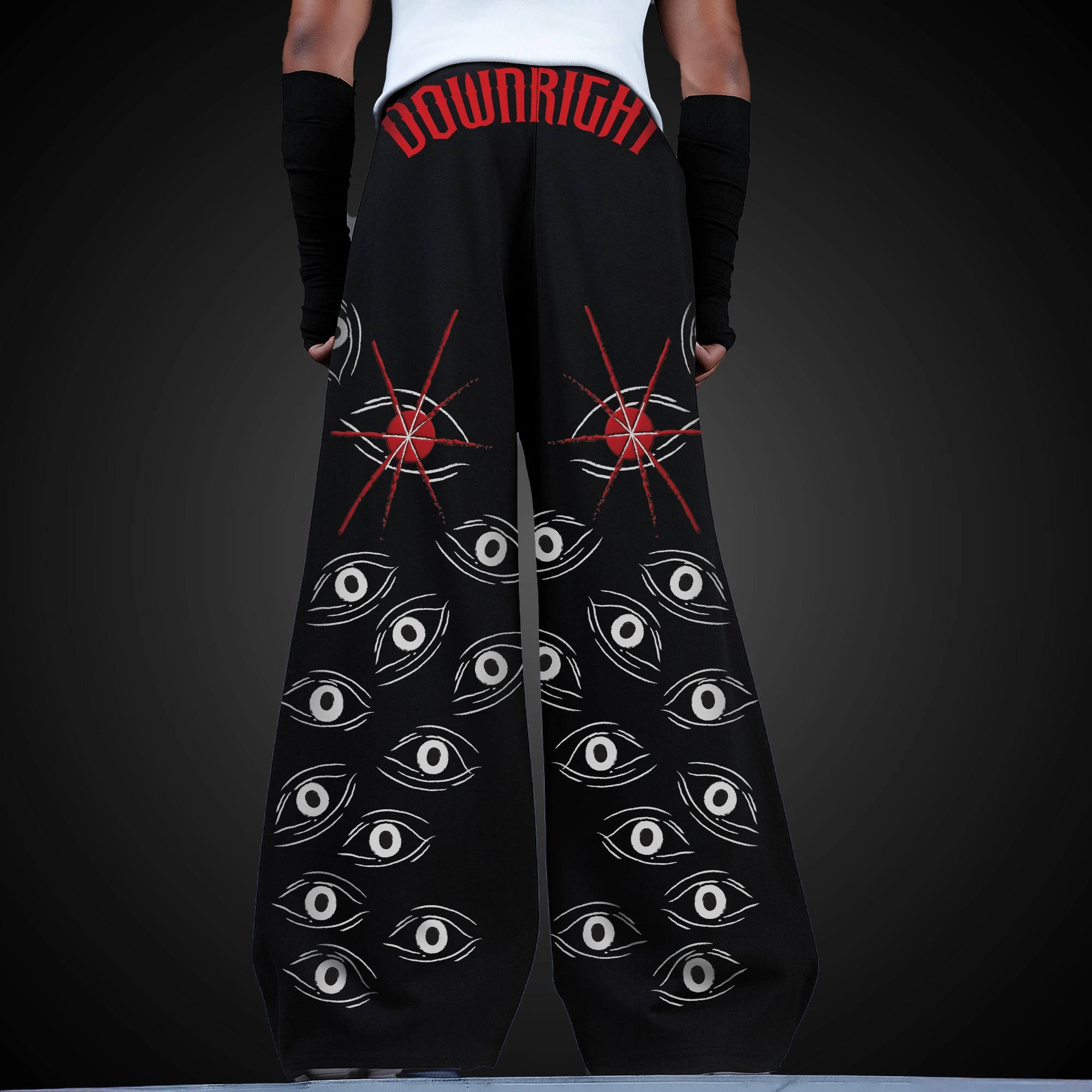 All Eye On Me - Wide Leg Pants (Black)