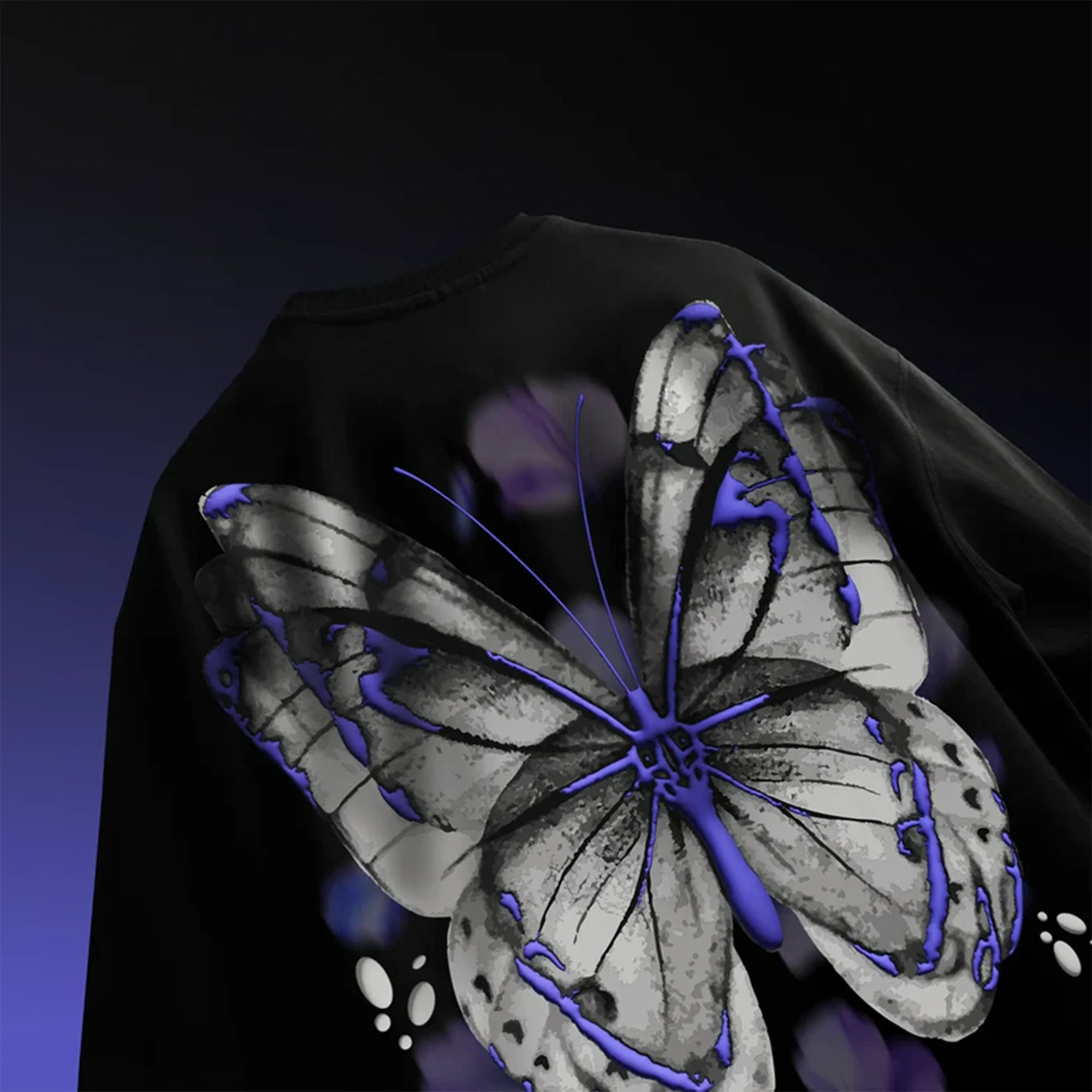 Monarch Oversized T-shirt (Black)