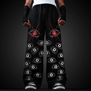 All Eye On Me - Wide Leg Pants (Black)